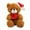 Brown(D), variant on Teddy Bears for Valentines Day, Cute Teddy Bear Stuffed Animal Plush Toy with Hat for Kids Boys Girls, Birthday Christmas Valentine’s Day Gift for Kids Girlfriend, 8 inch(Brown)