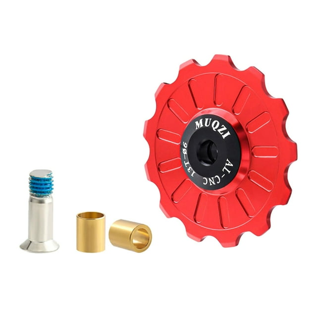 S SERENABLE Rear Derailleur Pulley Wheel Guide Roller 11T 12T 13T 14T 15T 16T 17T Ultralight 13T Red
