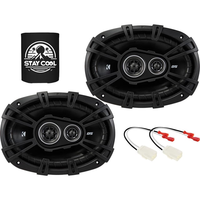 Altavoces KICKER de 6 x 9 pulgadas para Jeep Renegade 2015-2020, par de altavoces de la serie DS con