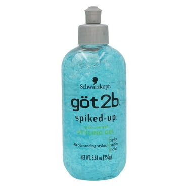 Got 2B Me Hair Spikedup Max Control Styling Gel, 8.5 Oz., Pack of 6