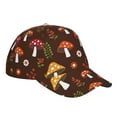 thumbnail image 3 of Haiem Woodland Mushroom Baseball Cap Dad Hat Cotton Soft Adjustable Fashion Hats for Men Women Unisex Style Headwear, 3 of 9