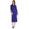 thumbnail image 5 of Phagun Long Party Wear Kurta For Women Embroidered Designer Kurti Ethnic wear Rayon Kurta, 5 of 6