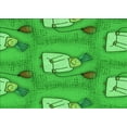 thumbnail image 1 of Ahgly Company Machine Washable Indoor Rectangle Transitional Neon Green Area Rugs, 5' x 8', 1 of 7