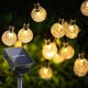 thumbnail image 3 of Guirnaldas de luces solares impermeables para exteriores, luces de globo de cristal con modos de iluminación, luces de patio con energía solar para jardín, patio, porche, decoración de fiest, 3 of 3