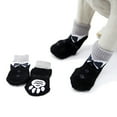 thumbnail image 6 of Visland 4Pcs Dog Socks Non Slip with Straps Sole Pet Grippers Paw Protectors Outdoor Waterproof Dog Socks Boots Breathable Pet Sock for Small Medium Dogs Cats, 6 of 8