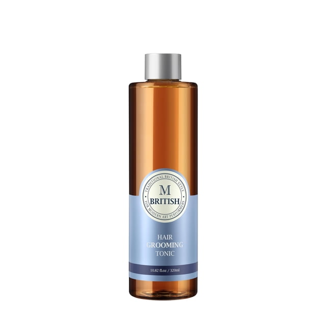 BRITISH M Tónico para el cuidado del cabello Prebase para peinar con volumen y textura Fijación natural 10.82 fl. onz