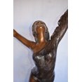 thumbnail image 2 of Nifao Ballet Dancer Performing on Stage Bronze Statue – Outdoor Garden Decor Sculpture, 45"L x 27"W x 71"H, 2 of 12