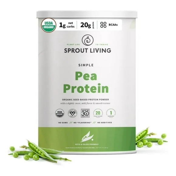Sprout Living Simple Proteína De Guisante 2 Libras