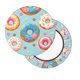 thumbnail image 2 of Disketp Colorful Donut Funda Redonda para Taburete, Funda de Cojín para Silla de Bar Suave y Elástica-13 inch, 2 of 7
