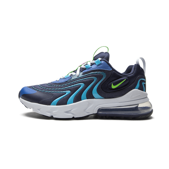 NIKE GRADE SCHOOL Air Max 270 React ENG GS "Blackened Blue" CD6870 400 from Stadium Goods