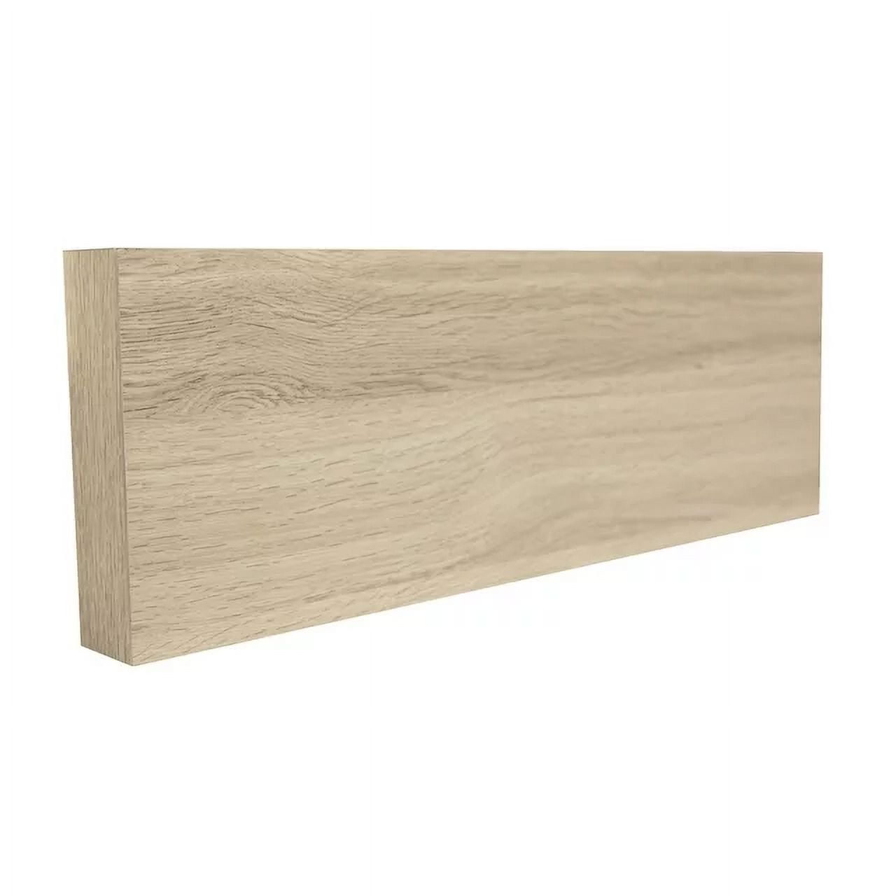 Mainstays Natural 16.5" Wood Floating Shelves, Set of 2