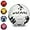 WHITE BLACK SILVER, variant on Vizari Verona Soccer Ball | Sizes 3, 4, 5 | Durable TPS Shell | Perfect for Training & Matches | Indoor & Outdoor Play - Yellow, 3