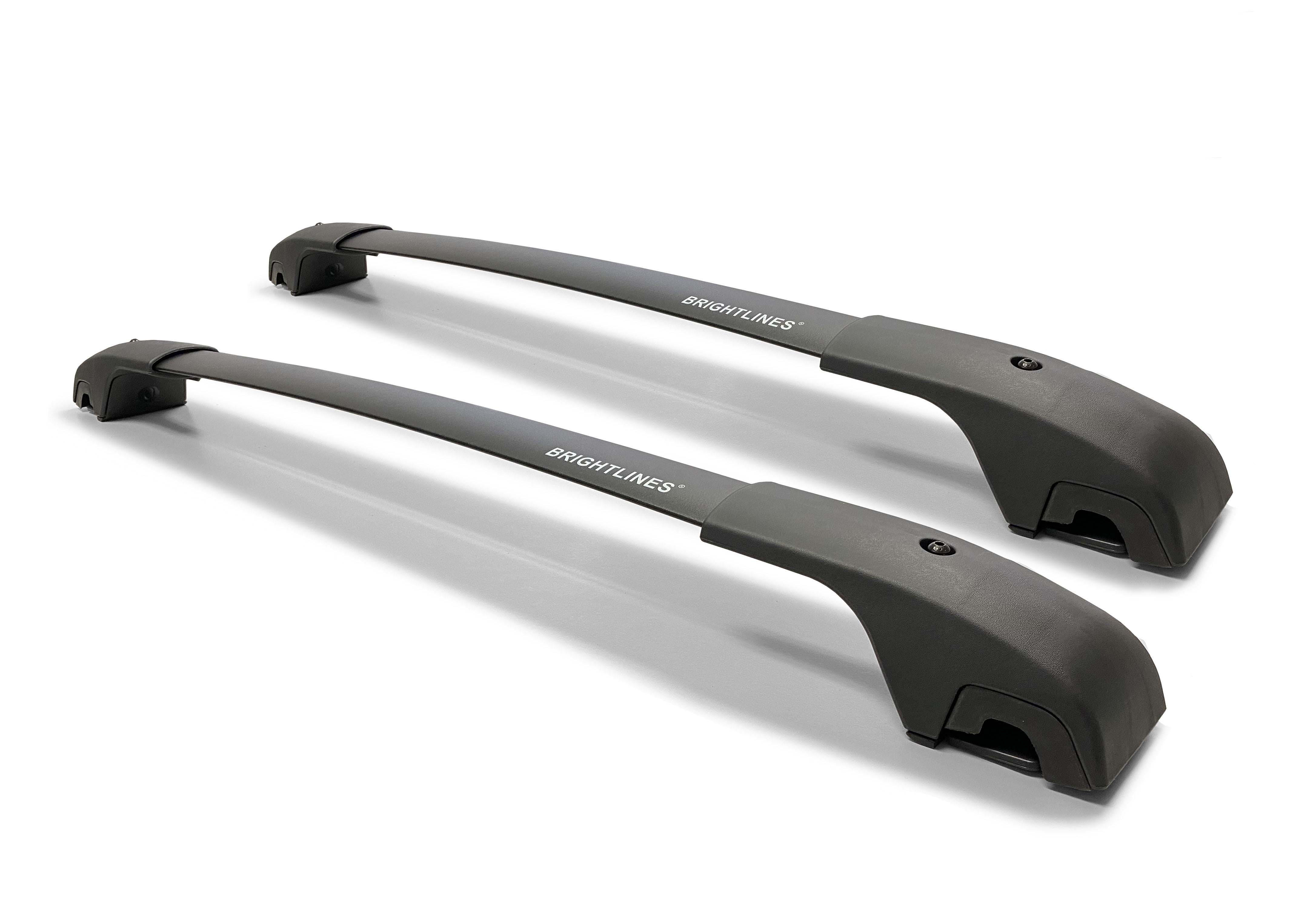 BrightLines Roof Rack Crossbars Compatible with Volkswagen Tiguan 2018-2024  and 2022-2024 Taos