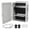 White-15.7"x11"x5.9" Stainless Steel Buckle, variant on White 15.7"x11"x5.9" Non-Slip Buckle ABS Plastic Outdoor Electrical Box