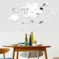 thumbnail image 4 of Gwong Decoración hogareña Etiqueta engomada de la pared de la nube sonriente 3D Etiqueta engomada autogestionada de la decoración del hogar extraíble Gwong 21031794, 4 of 7