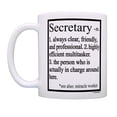 thumbnail image 2 of ThisWear Secretary Mug Set Secretary Definition Coffee Cup Set Secretary 11 ounce 2 Pack Coffee Mugs, 2 of 4