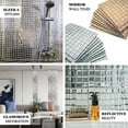 thumbnail image 4 of Efavormart Pack of 10 - 12"x12" Silver Peel and Stick Backsplash Mirror Wall Tiles, 4 of 7