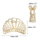 thumbnail image 3 of Pinzas de metal para el cabello de 2,8 pulgadas, pasadores para el cabello, garra en forma de concha para accesorios de moda para mujeres, belleza, 3 of 9