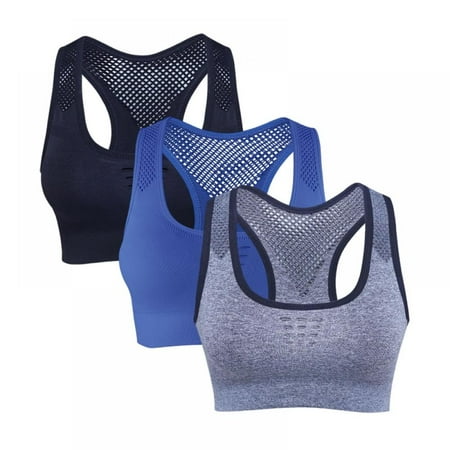 

Xmarks Women s Seamless Racerback Sports Bra High Impact Support Yoga Gym Workout Fitness S-XL