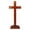 B, variant on Wooden Altar Cross with Stand for Home Chapel Decor, 3D Carved Double-Sided Crucifix for Tabletop Mantel Display, Natural Wood Religious Ornament, Medium, By VINOIC