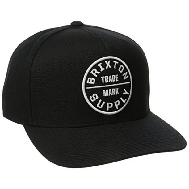 Brixton Brixton Men's Oath III Snapback Hat, Black, One Size