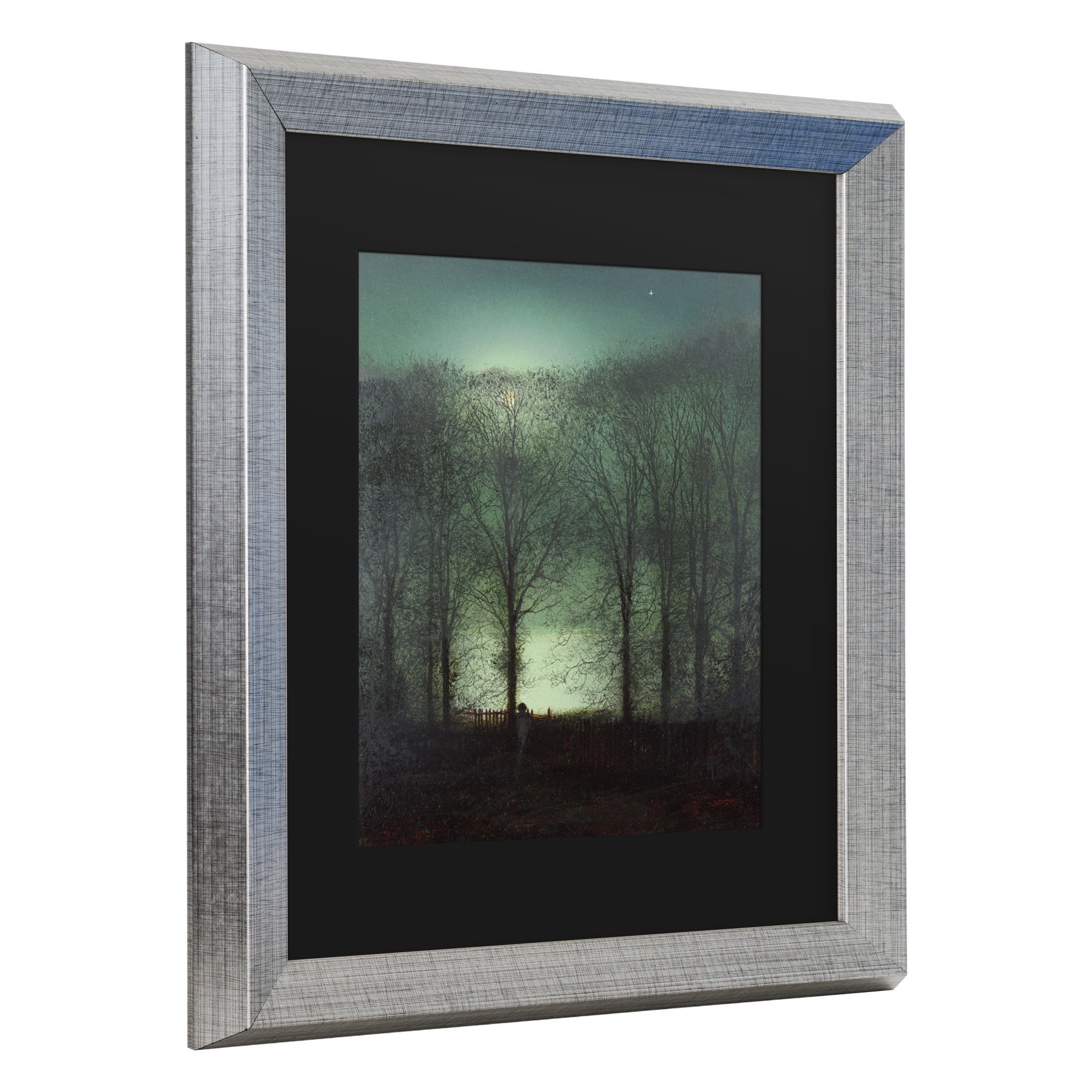 Trademark Fine Art 'Figure in the Moonlight' Canvas Art by John Grimshaw