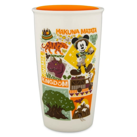 Disney Starbucks Hakuna Matata Animal Kingdom Coffee Tumbler Travel Mug New