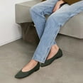 thumbnail image 4 of Women's Flats Shoes Pointed Toe Knit Ballet Comfortable Dressy Slip On Flat, 4 of 12