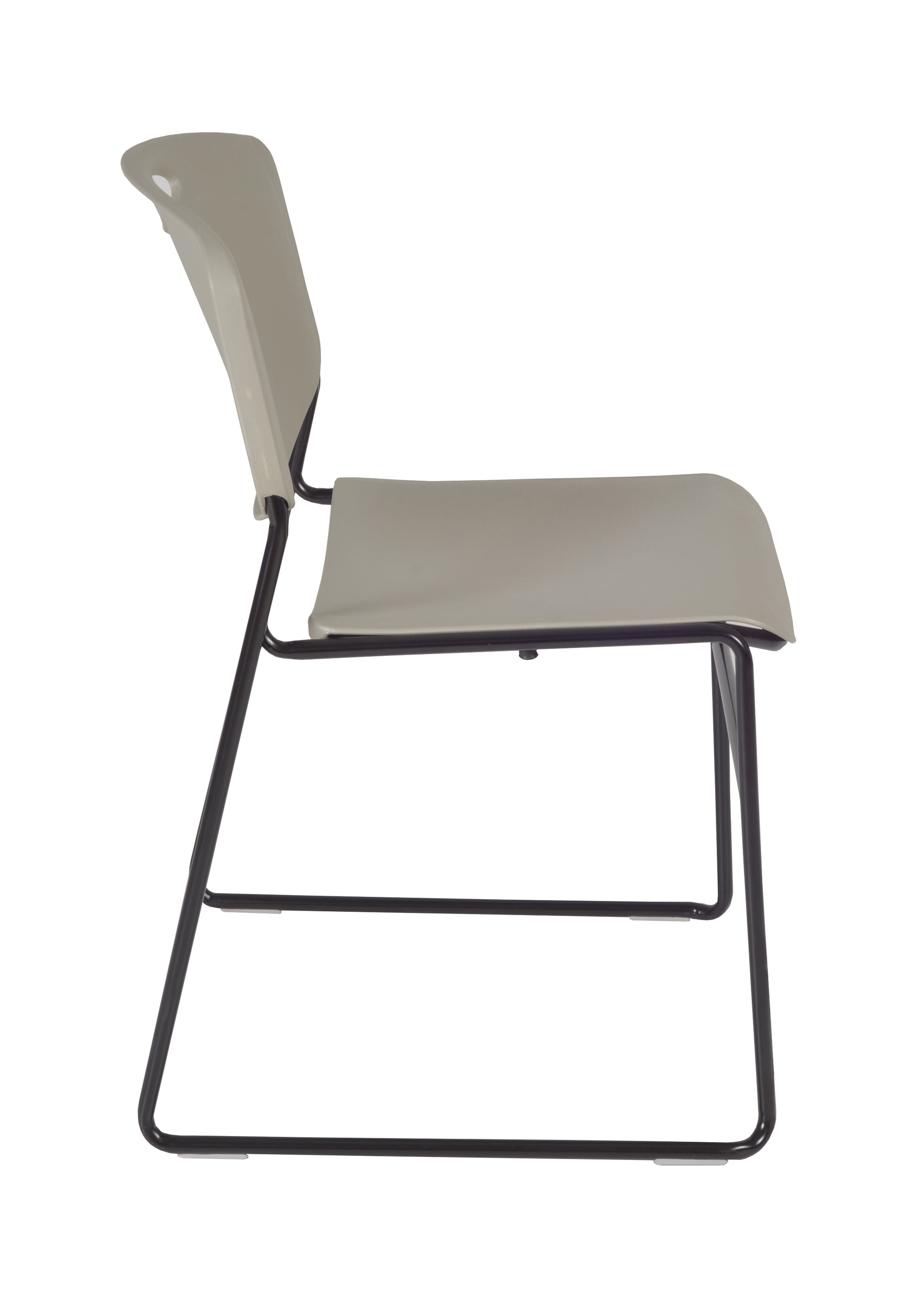 Regency Kee 72" x 24" Training Table, Cherry/Black and 2 Zeng Stack Chairs, Multiple Colors