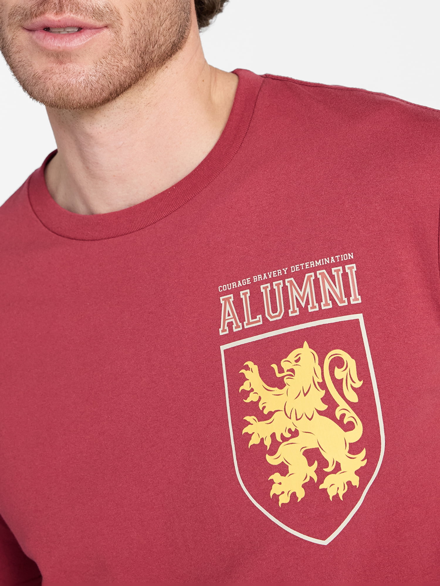 Harry Potter Men's and Big Men's Gryffindor Alumni Graphic Tee with Short Sleeves, Sizes S-3XL