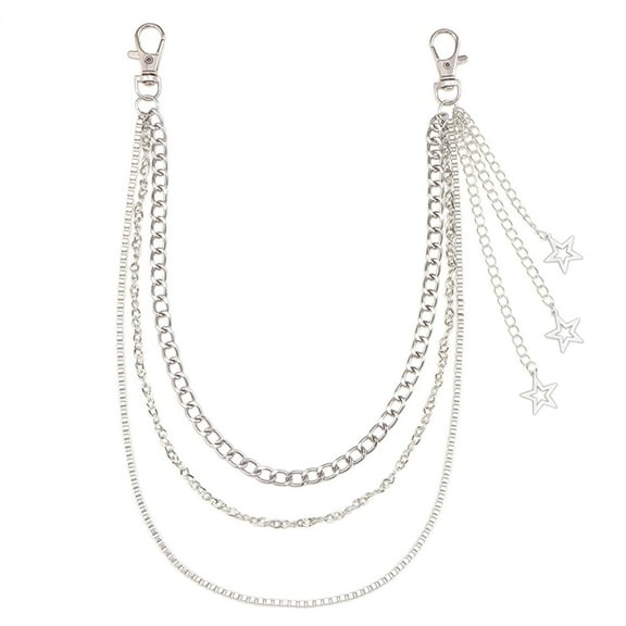 Hip Hop Wallet Chain Alloy Waist Chain Punk Trend Jeans Accessory For Women Fashion
