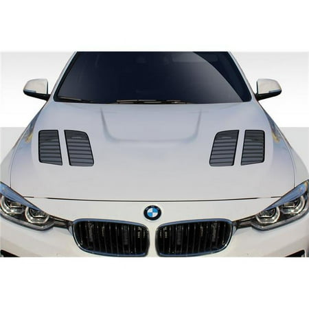 Duraflex 114207 GTR Hood for 2012-2018 BMW 3 Series F30 & 2014-2018 4 Series F32, Signature Black