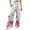A-Red387, variant on Women's Tie Dye Print Pants Smocked Waist Wide Leg Fit Side Pockets Travel Daily Trousers