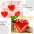 thumbnail image 3 of HAKIDZEL Plastic Heart Shaped Boxes Red For Valentine Day 15Pcs 2.5In X 2.3In X 1.5In, 3 of 8
