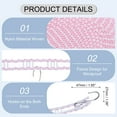 thumbnail image 3 of 3Pack 26.24ft Windproof Nylon Clothesline, Widen Clothes Drying Rope, Pink, 3 of 6