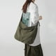 thumbnail image 5 of Bolsa de hombro Lona Simple College Student Bookbag Harajuku Satchels (Verde) Tmvgtek Para Estrenar, 5 of 9