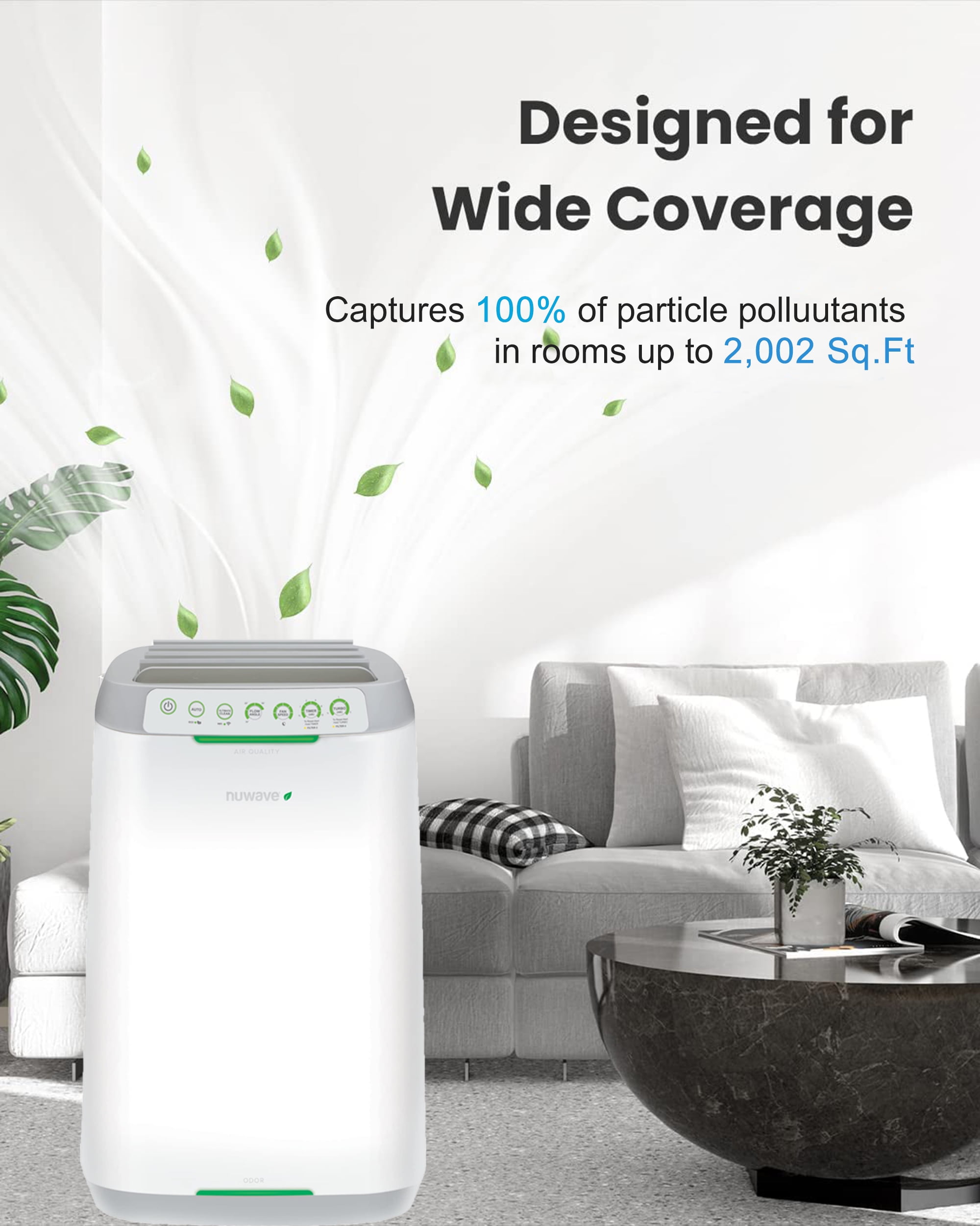 NuWave® Official Site  OxyPure Zero Smart Air Purifier