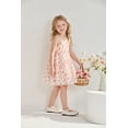 thumbnail image 5 of 4T Baby Girls Dress 5T Girls Sleeveless Dress Flower Print Toddler Girls Summer Floral Dress Suspender Dress Pink, 5 of 11