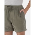thumbnail image 4 of No Boundaries 6” Corduroy Shorts, Men’s and Big Men’s, Sizes XS-5XL, 4 of 5