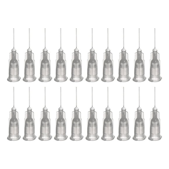 Blunt Tip Dispensing Needle for Liquid Glue Gun, 27G 1/2", 40 Packs Gray