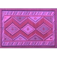 thumbnail image 1 of Ahgly Company Indoor Rectangle Oriental Purple Traditional Area Rugs, 8' x 12', 1 of 4