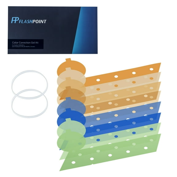 Color Correction Gel Kit for Flashpoint Xplor600 Pro and Godox AD600Pro Monolights