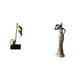 thumbnail image 1 of Figura de escritorio,Escultura de nota musical para escritorio,oficina,decoración del hogar,Figura de escritorio,Artesanía de escritorio con figuras africanas coleccionables,Estatua de dama, 1 of 8