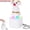 Rechargeable, variant on Screaming Goat Keychain with Sound & LED Light, Press Button Novelty Fidget Key Ring Bag Charm