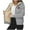 Sherpa Jacket Women-Gray, variant on Mifsaly Women's Christmas Sweatshirts Warm Zip up Fleece Lined Jacket Xmas Tree Print Long Sleeve Sherpa Hoodie Drawstring Hooded Thermal Winter Outerwear with Pockets 2025 Holiday Casual Outfits