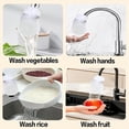 thumbnail image 3 of Faucet Filter Bag, Faucet Water Filter Bag, Faucet Filter Cotton Bag for Kitchen Sink, Splash-Proof Kitchen Faucet Water Filters Bags, Cotton Filter Bag for Cold and Hot Water Faucet (100pcs), 3 of 8