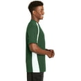 thumbnail image 3 of Sport-Tek Dry Zone Colorblock Crew-4XL (Forest Green/White), 3 of 6