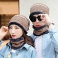 thumbnail image 3 of SPRING PARK Mens Winter Beanie Hats Scarf Set Warm Knit Hat Skull Cap Neck Warmer for Men for Outdoor, 3 of 4
