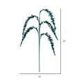 thumbnail image 2 of Vickerman 27" Artificial Seafoam Glitter Setaria Christmas Spray, 3 sprays per pack., 2 of 2
