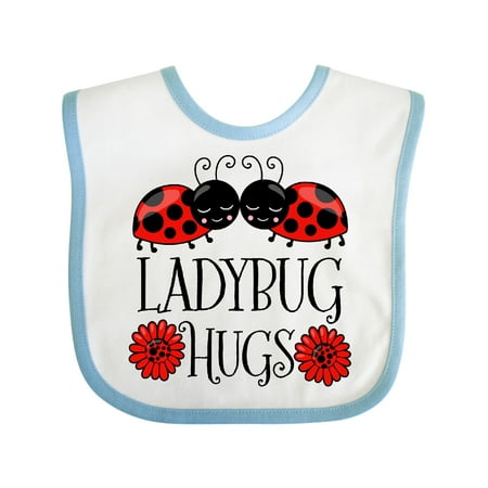 

Inktastic Ladybug Hugs Cute Pair of Ladybugs Gift Baby Boy or Baby Girl Bib